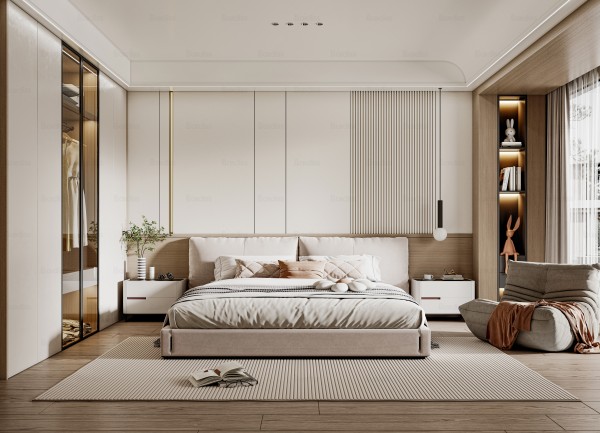 现代简约风卧室014