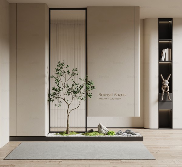 现代简约风玄关013