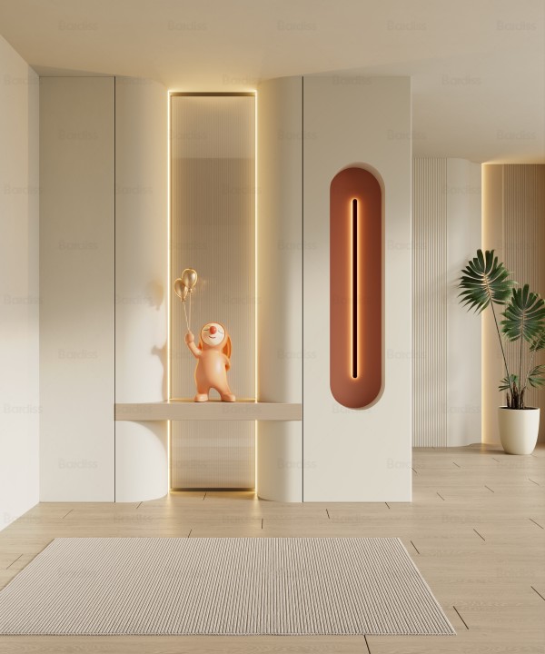 现代奶油风玄关002