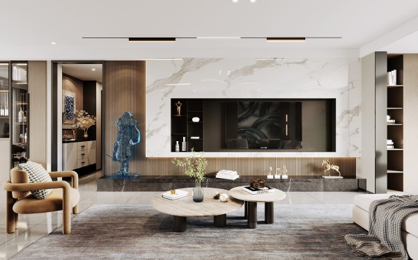 现代简约风客厅013