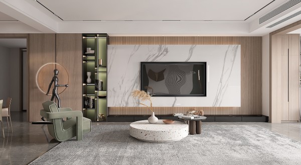 现代简约风客餐厅001