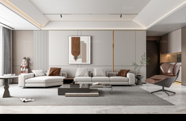 现代简约风客厅005