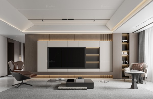 现代简约风客厅003