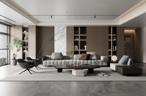 现代简约风客厅012