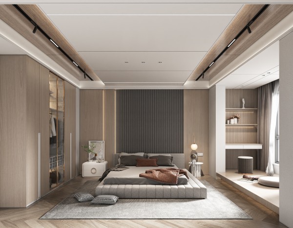 现代简约风卧室005