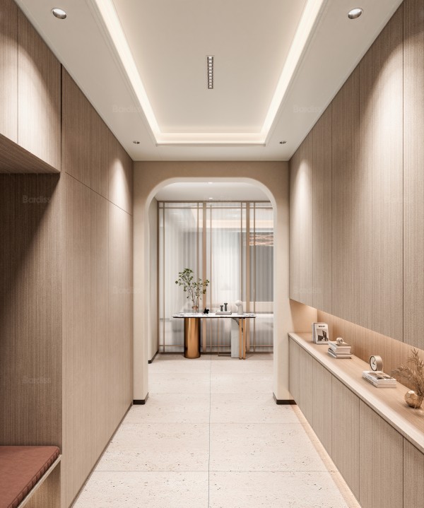 现代简约风玄关003