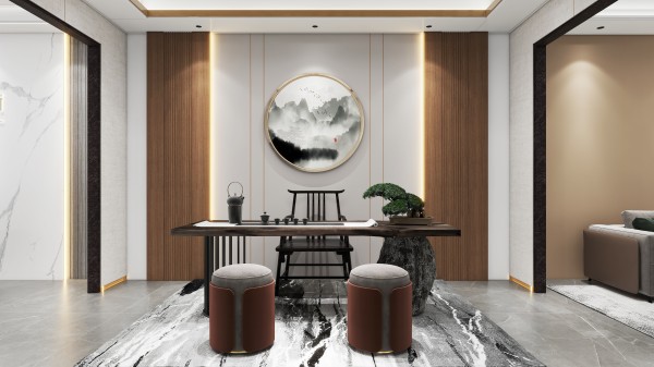 新中式风茶室005