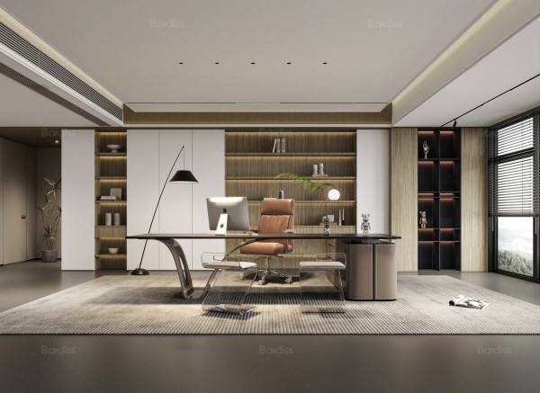 现代简约风书房003