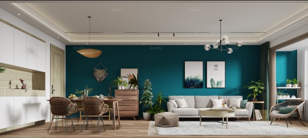 北欧风客餐厅001