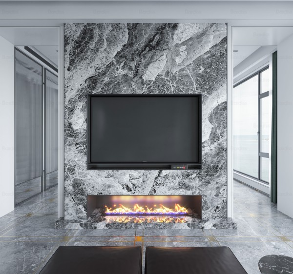 现代轻奢风客厅001