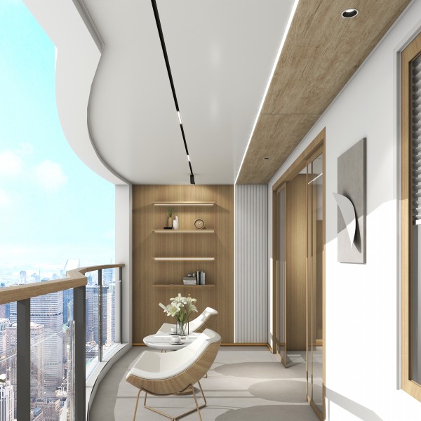 现代简约风阳台012