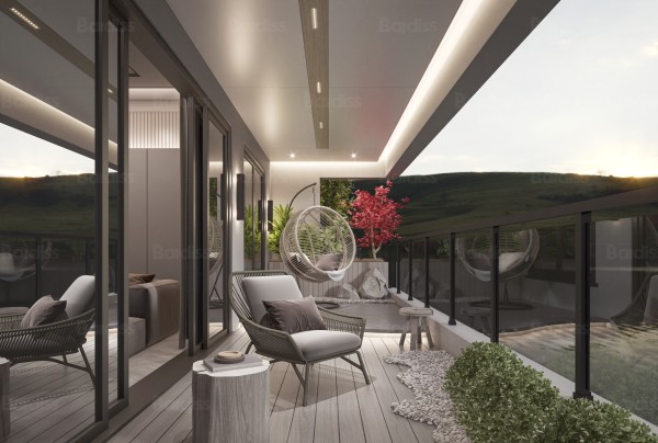 现代简约风阳台018