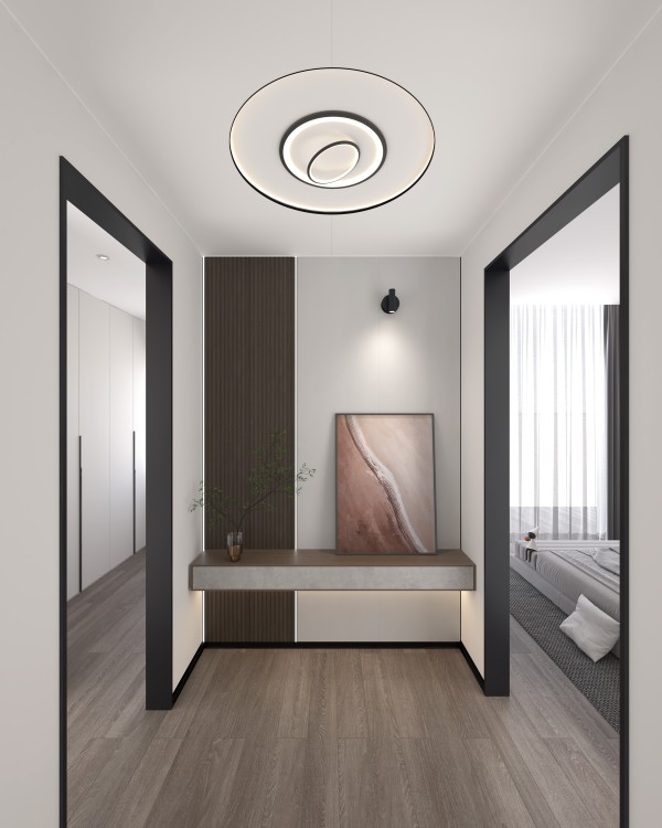 现代简约风玄关001