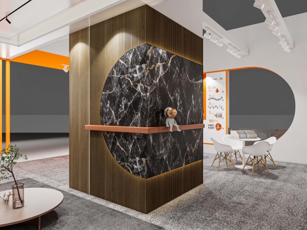 现代轻奢风玄关009