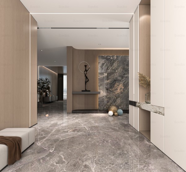 现代轻奢风玄关011