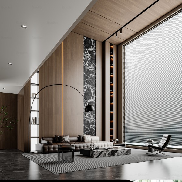 现代轻奢风别墅007