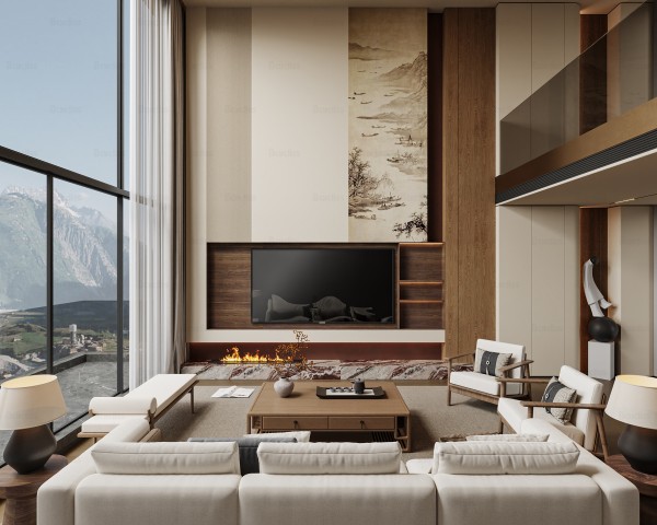 新中式风别墅001