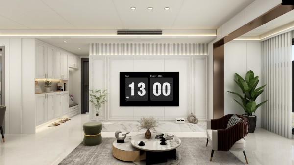 简欧风全屋顶墙柜方案002