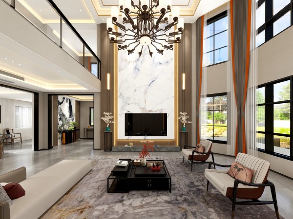 轻奢风别墅方案004