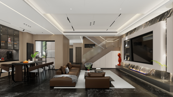 意式风全屋顶墙方案003