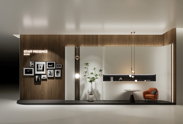 巴迪斯新厂6楼多媒体展厅侧墙001