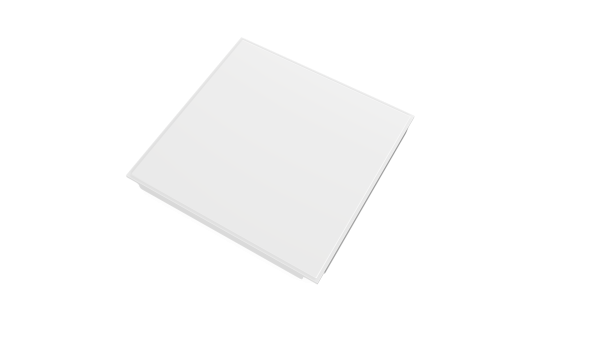 300x300 方板（滚涂）-(J.渠道)纳米纯白 简凸套框