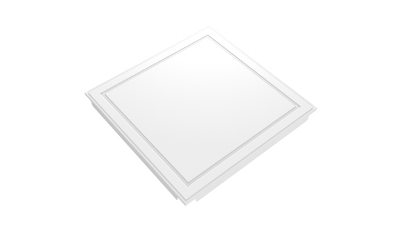 300x300 方板（滚涂）-(J.渠道)纳米纯白 双凸套框