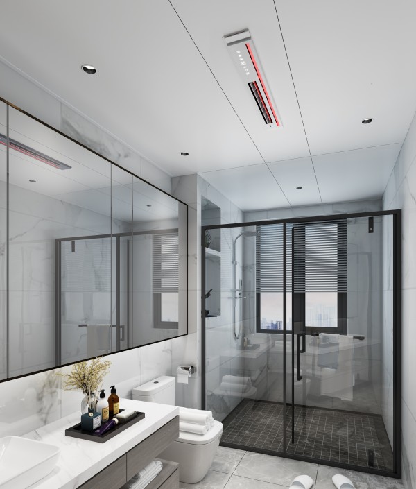 极简风浴室-1290风暖浴霸