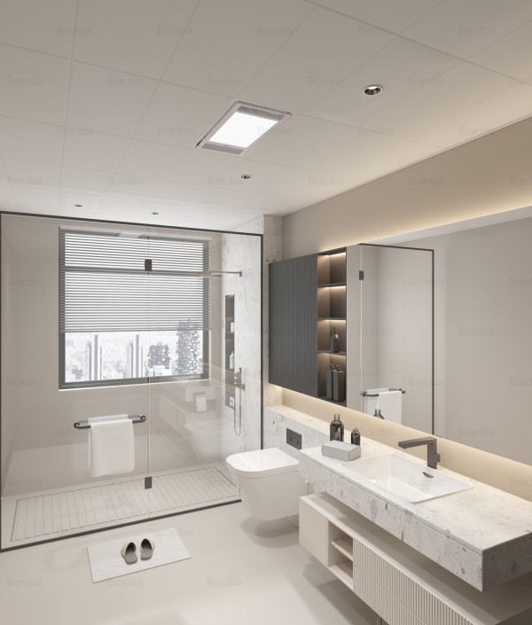 奶油风浴室-QQD·3060-FHAZ-SB-D风暖浴霸