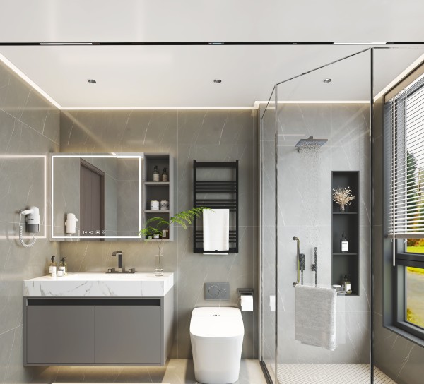 简约风浴室-JK1000双出风风暖浴霸