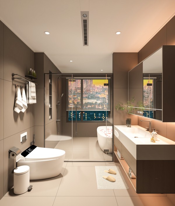 原木风浴室-怡暖Z风暖浴霸