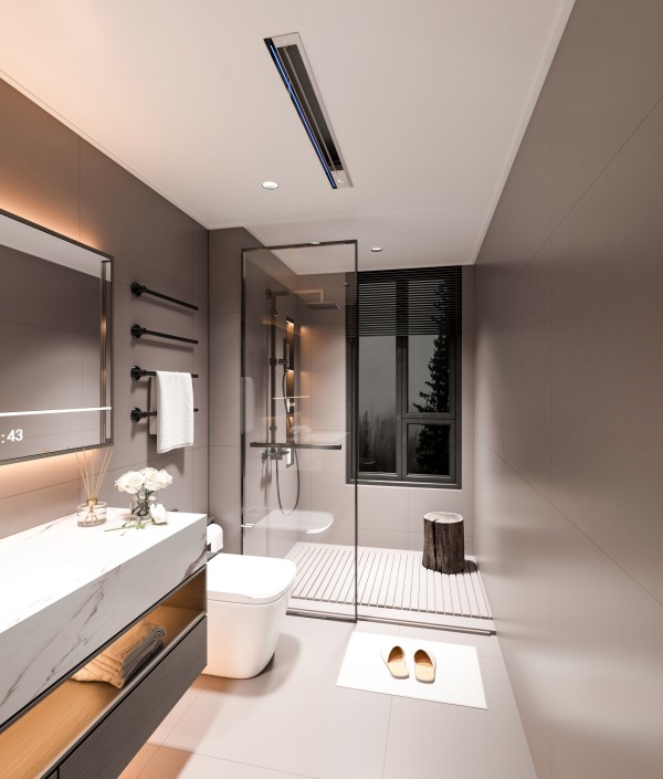 极简风浴室-怡暖K风暖浴霸