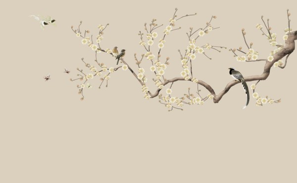 花鸟鱼虫-花雀图-003