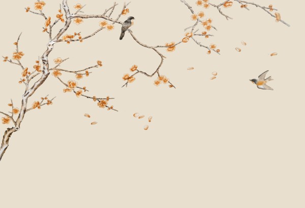 花鸟鱼虫-花雀图-005