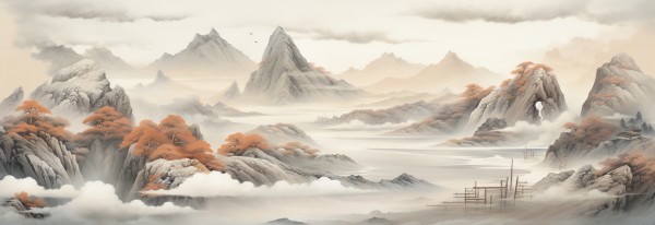 山水自然-山水图-008