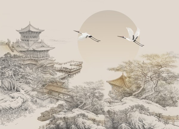 山水建筑-楼阁图-005