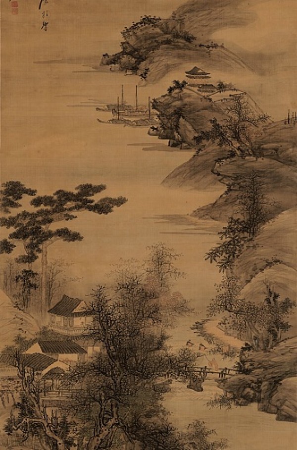 山水建筑_山居图-003