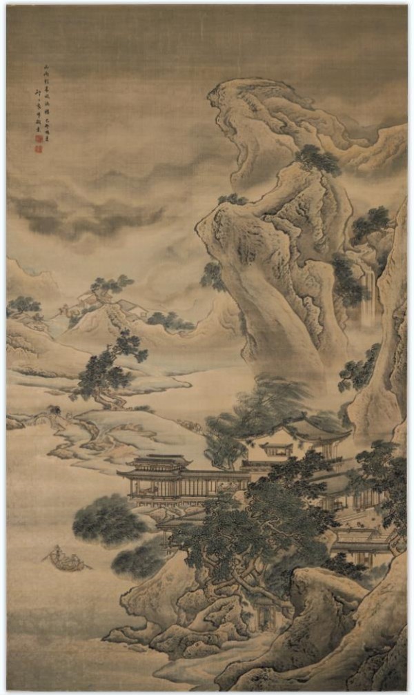 山水建筑_山居图-013