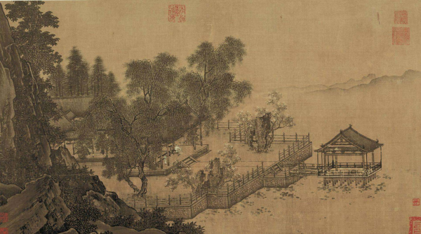 山水建筑_山居图-014