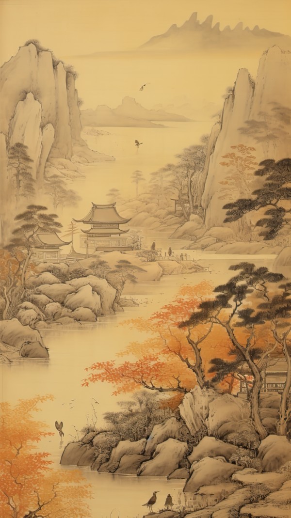 山水建筑_山居图-026