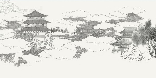 山水建筑-楼阁图-002